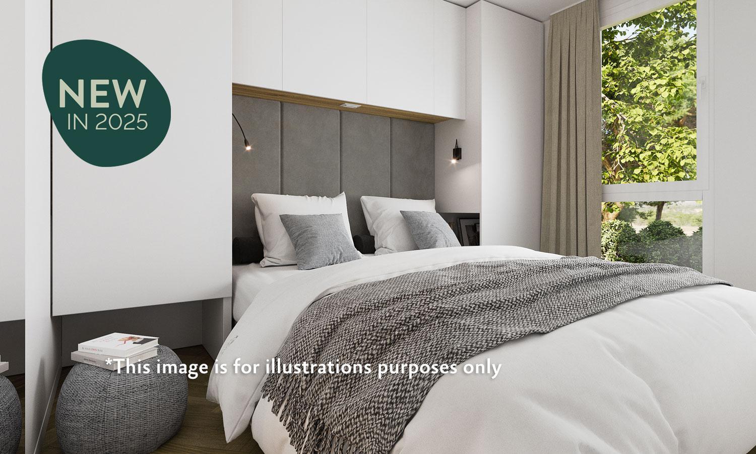 Aminess Style Glamping Villas & Holiday Homes Atea Njivice Rum bild Artist's Impression of a bedroom at the new building