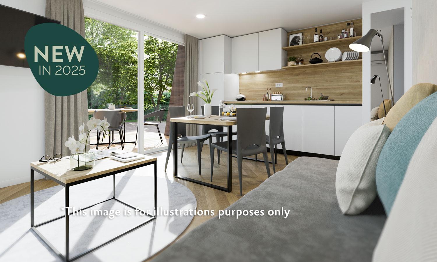 Aminess Style Glamping Villas & Holiday Homes Atea Njivice Exteriör bild Interior of a typical apartment