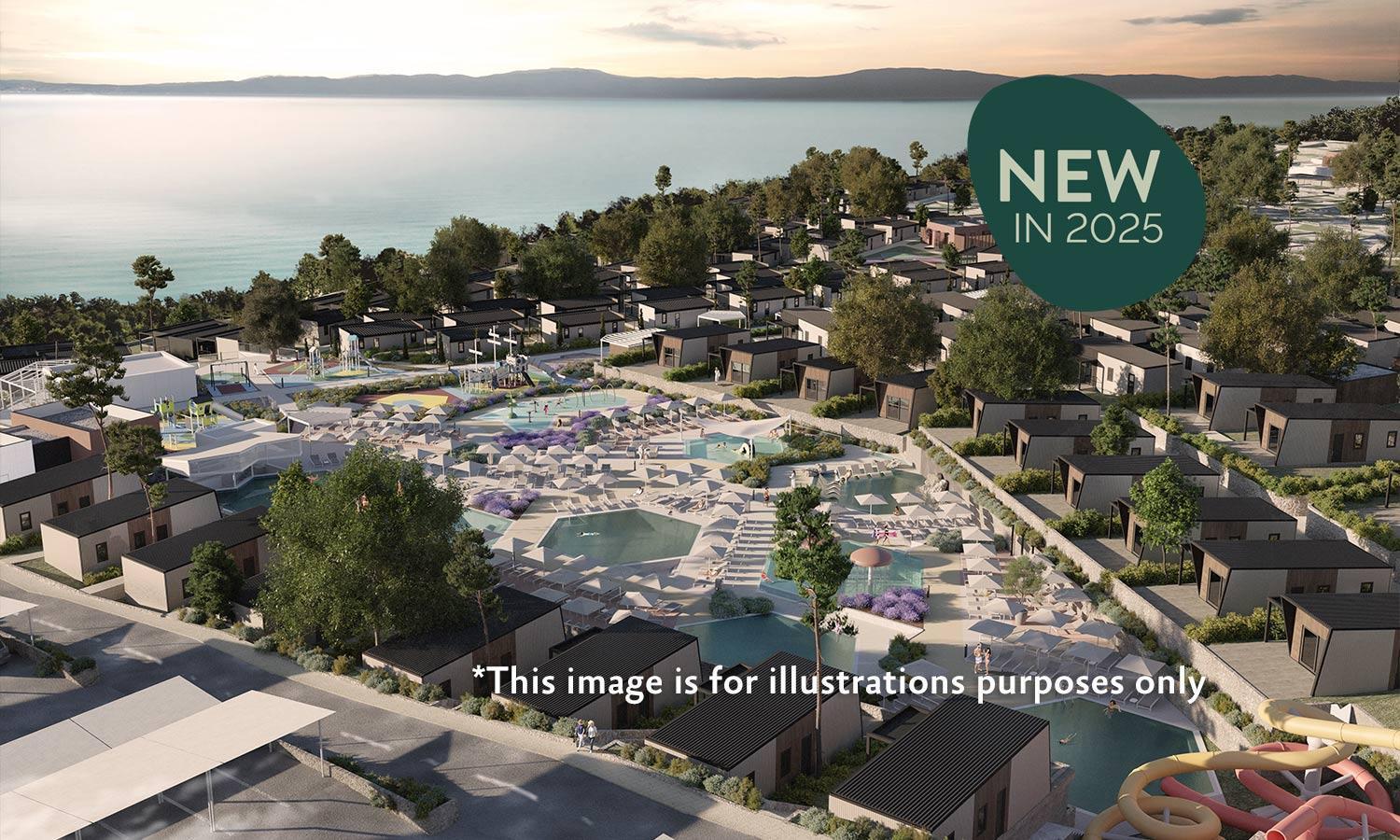 Aminess Style Glamping Villas & Holiday Homes Atea Njivice Exteriör bild Artist's Impression of the proposed development