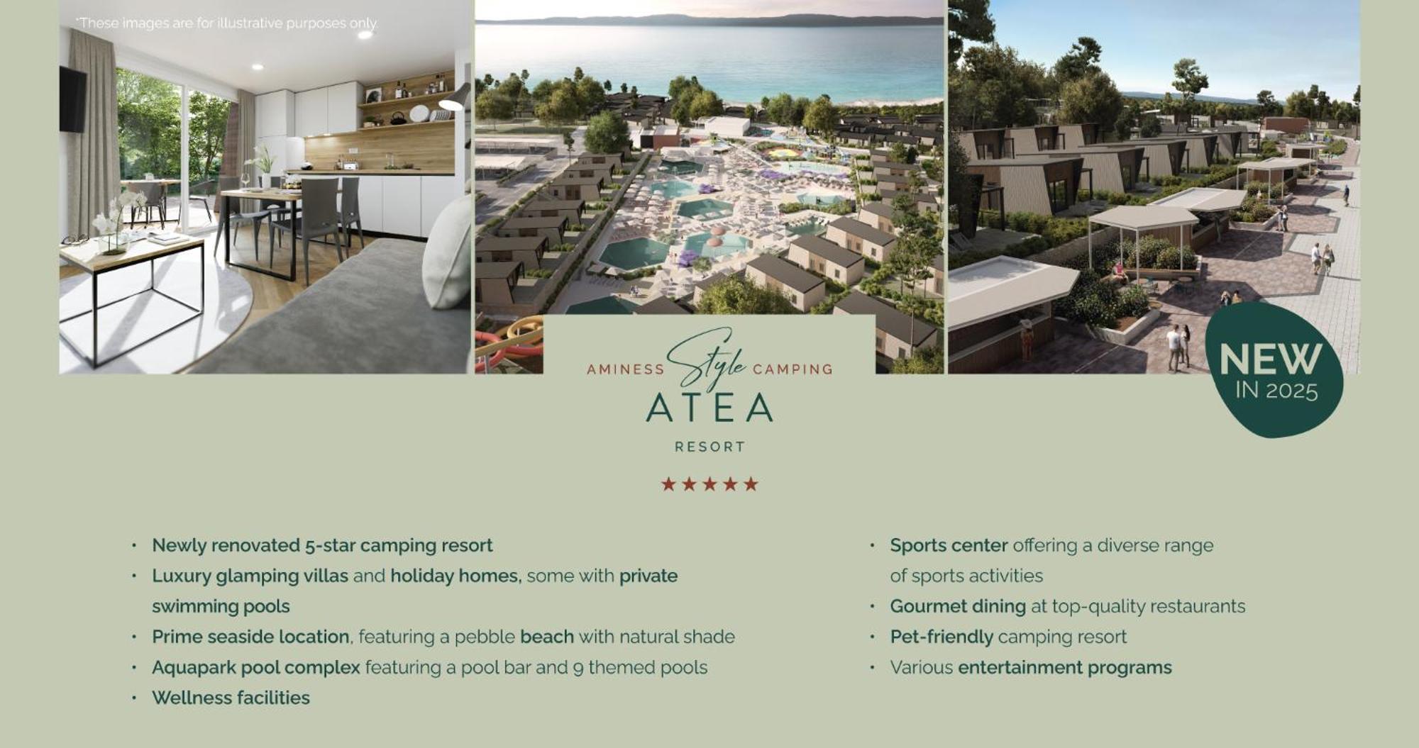Aminess Style Glamping Villas & Holiday Homes Atea Njivice Exteriör bild